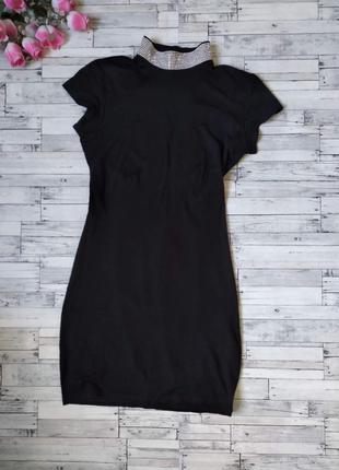 Платье женское mexton с открытой спиной черное