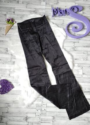 Классические черные брюки штаны в полоску женские tuzz