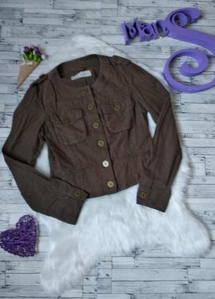 Кофта пиджак basic женский коричневый