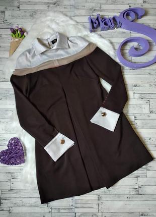 Жіноча сукня demimoor коричневого кольору з кишенями розмір 44 s