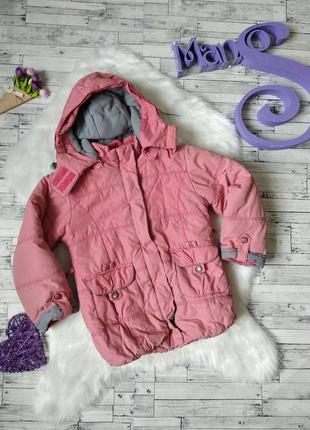 Куртка евро-зима kiko на девочку розовая