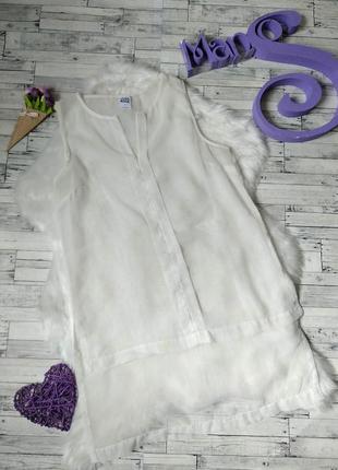Блуза туника vero moda женская белая прозрачная