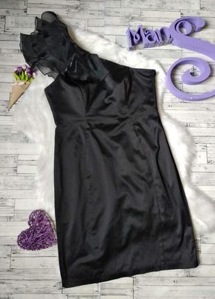 Нарядное платье debenhams женское черное с одним плечом