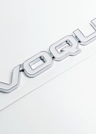 Надпись Evoque Шильдик на крышку багажника Range Rover