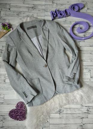 Пиджак zara basic женский серый