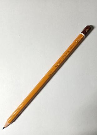 Олівець простий KOH-I-NOOR 1500 6B графітний