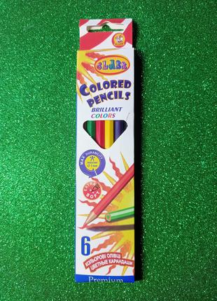 Набор цветных карандашей CLASS 6 цветов