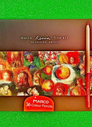Набор цветных карандашей Marco Renoir fine art 36 цветов