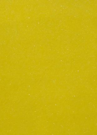 Фоамиран глиттерный А4 1,7 мм желтый