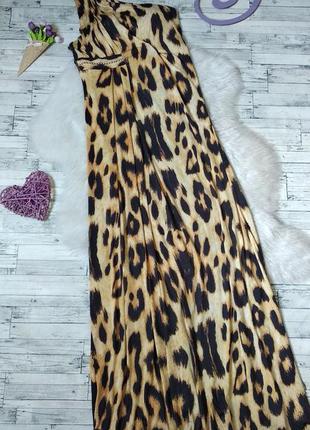 Летнее длинное платье леопардовое lucas&emma