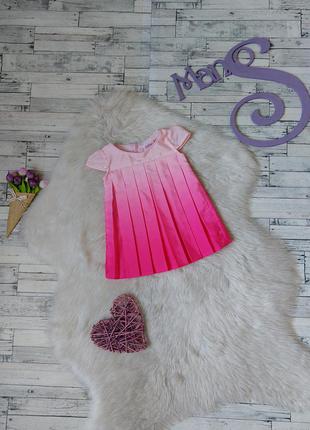 Платье на девочку baker омбре розовое