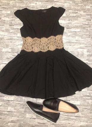 Черное платье , размер 46