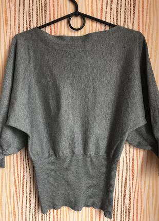 Кофта свитер джемпер туника блуза с красивыми рукавами