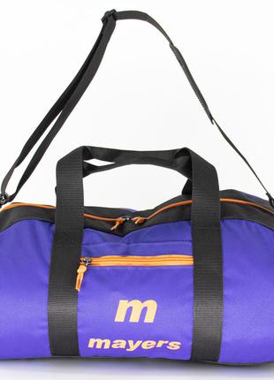 Спортивная сумка mayers синий + черный мужская для спортзала т...