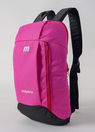 Детский рюкзак mayers розовый + черный для девочки яркий мален...