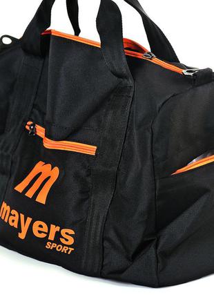 Спортивная сумка mayers черная для спортзала спортивной формы ...