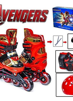 Комплект роликів Marvel Iron Man Світяться всі 4 колеса! від 27 р