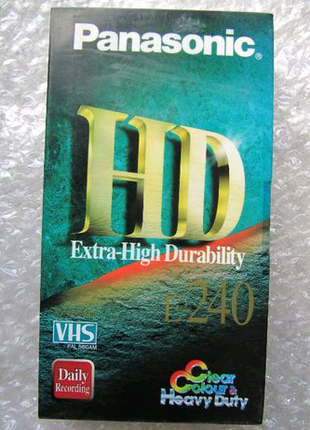 Видеокассеты Panasonic 240 мин VHS для видеомагнитофона, новые