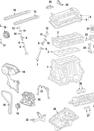 Крышка коленвала Ford Escape 13-16 1.6T BM5Z 6K301-B