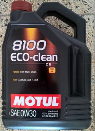 Motul 8100 Eco-clean C2 0w-30 (5л)