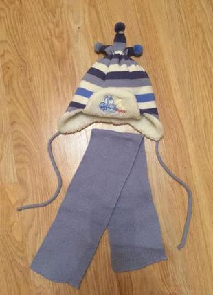 Детский комплект (шарф+шапка)