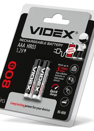 Аккумуляторы Videx HR03 / AAA 800mAh