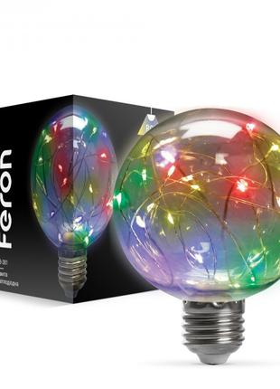 Светодиодная лампа Feron LB-381 1W E27 RGB