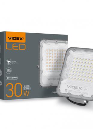 LED прожектор VIDEX PREMIUM 30W 5000K сенсорный День-ночь