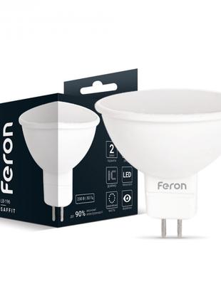 Світлодіодна лампа Feron LB-196 7W GU5.3 2700K