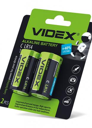Батарейка щелочная Videx LR14 / C