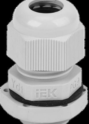 Сальник PG 9 диаметр проводника 5-6мм IP54 IEK