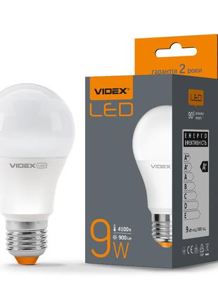 Светодиодная лампа Videx A60e 9W E27 4100K