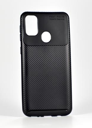 Защитный чехол на Samsung M30s (M307F) карбон черный