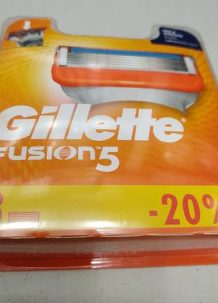 Сменные кассеты картриджы Джиллетт фьюжин Gillette Fusion 5 (8...