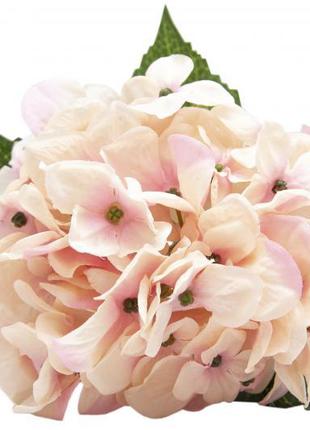 Цветок искусственный Гортензия 35 см розовая 630997
