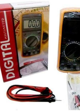 Профессиональный цифровой мультиметр тестер DT-9208А Качество!...
