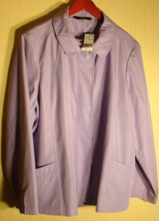 Куртка жіноча демісезонна плащева батал BM Collection. Розмір ...
