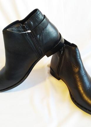 Ботильоны женские кожаные ботинки черные Carvela by Kurt Geige...