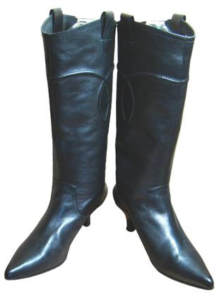 Сапоги женские демисезонные кожаные Staccato (размер 37)