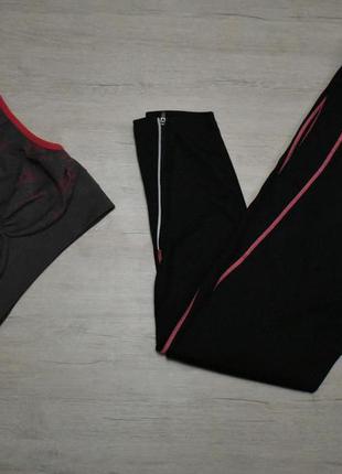 Лосины штаны для занятий фитнесом бегом спортом
