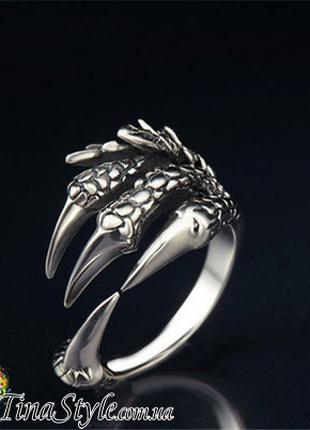 Кольцо в стиле панк ,унисекс , когти готическое кольцо