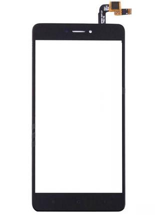 Тачскрин (сенсор) Xiaomi Redmi Note 4x Черный Наша Упаковка