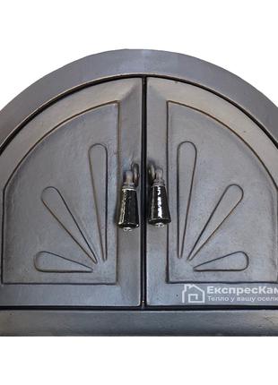 Дверцы для камина печи барбекю "Adeline" 550х410 Чугунная двер...
