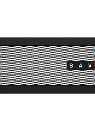 Вентиляционная решетка для камина SAVEN 17х37 черная