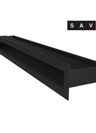 Вентиляционная решетка для камина SAVEN Loft 60х600 черная