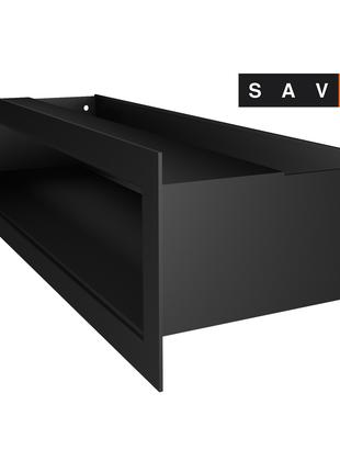 Вентиляционная решетка для камина SAVEN Loft 90х400 черная