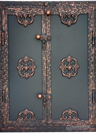 Дверцята для коптильні RIVERA bronz 500x700
