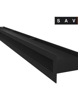 Вентиляционная решетка для камина SAVEN Loft 60х1000 черная