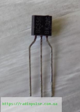Транзистор BC556B (80V,0.1A,0.5W,p-n-p) , to92
