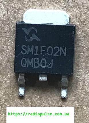 Транзистор SM1F02N ( SM1F02NSU ) , DPAK оригинал